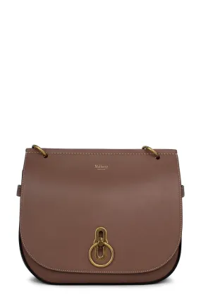 Medium Amberley Satchel Dusty Pink-Brown