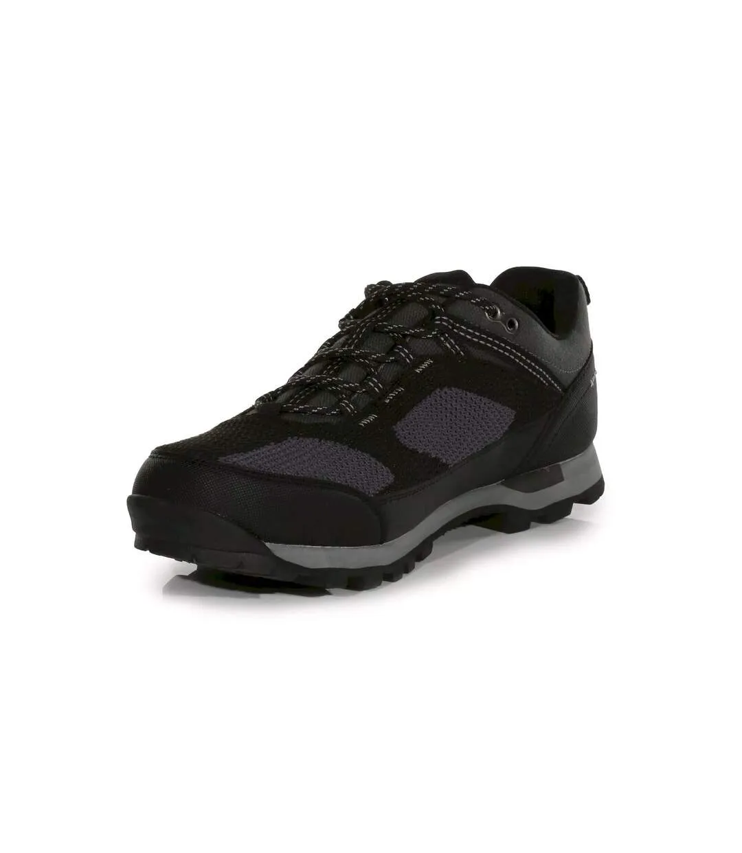 Mens blackthorn evo walking shoes black/dark steel Regatta