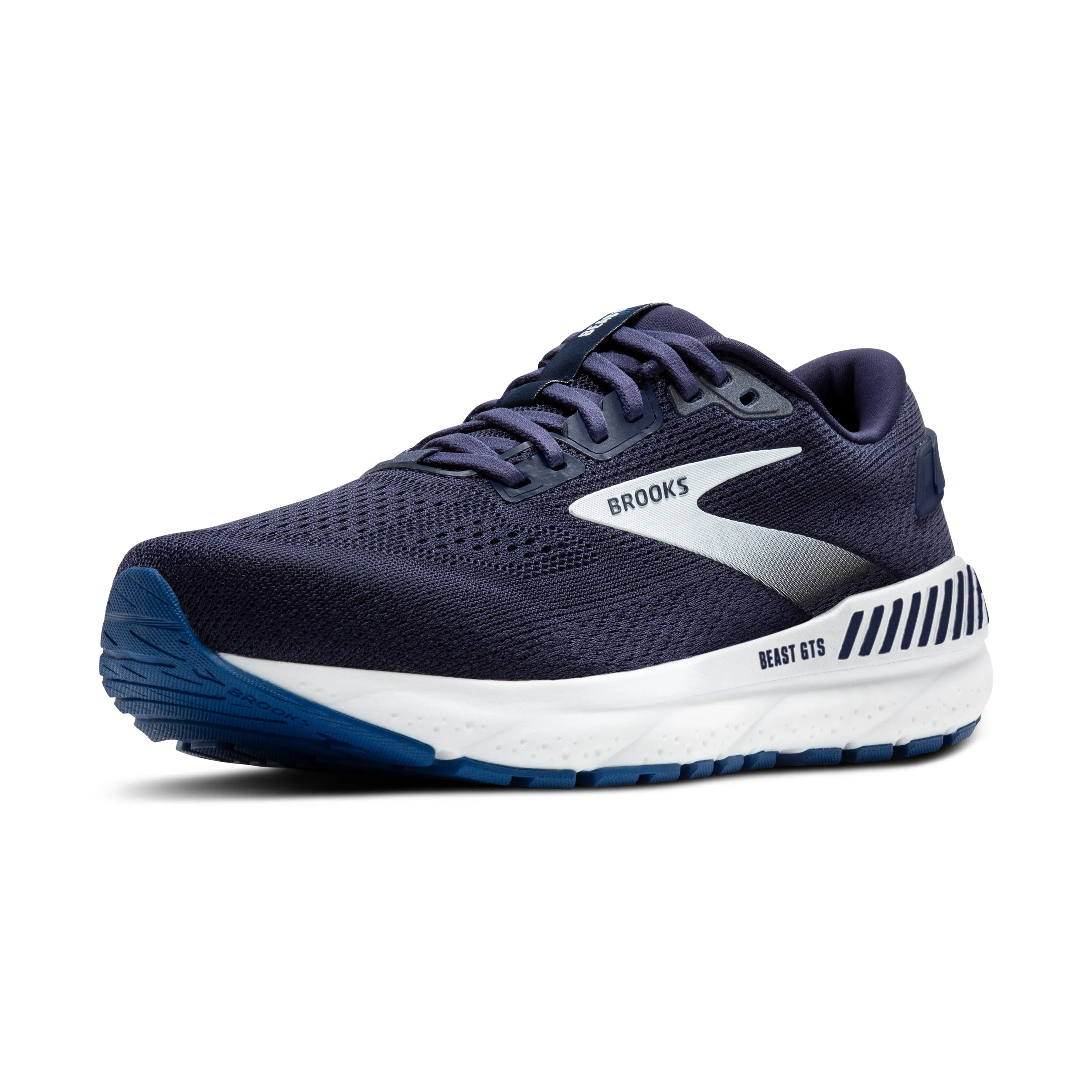 Men's Brooks Beast GTS 24 Color: Peacoat / Navy / White