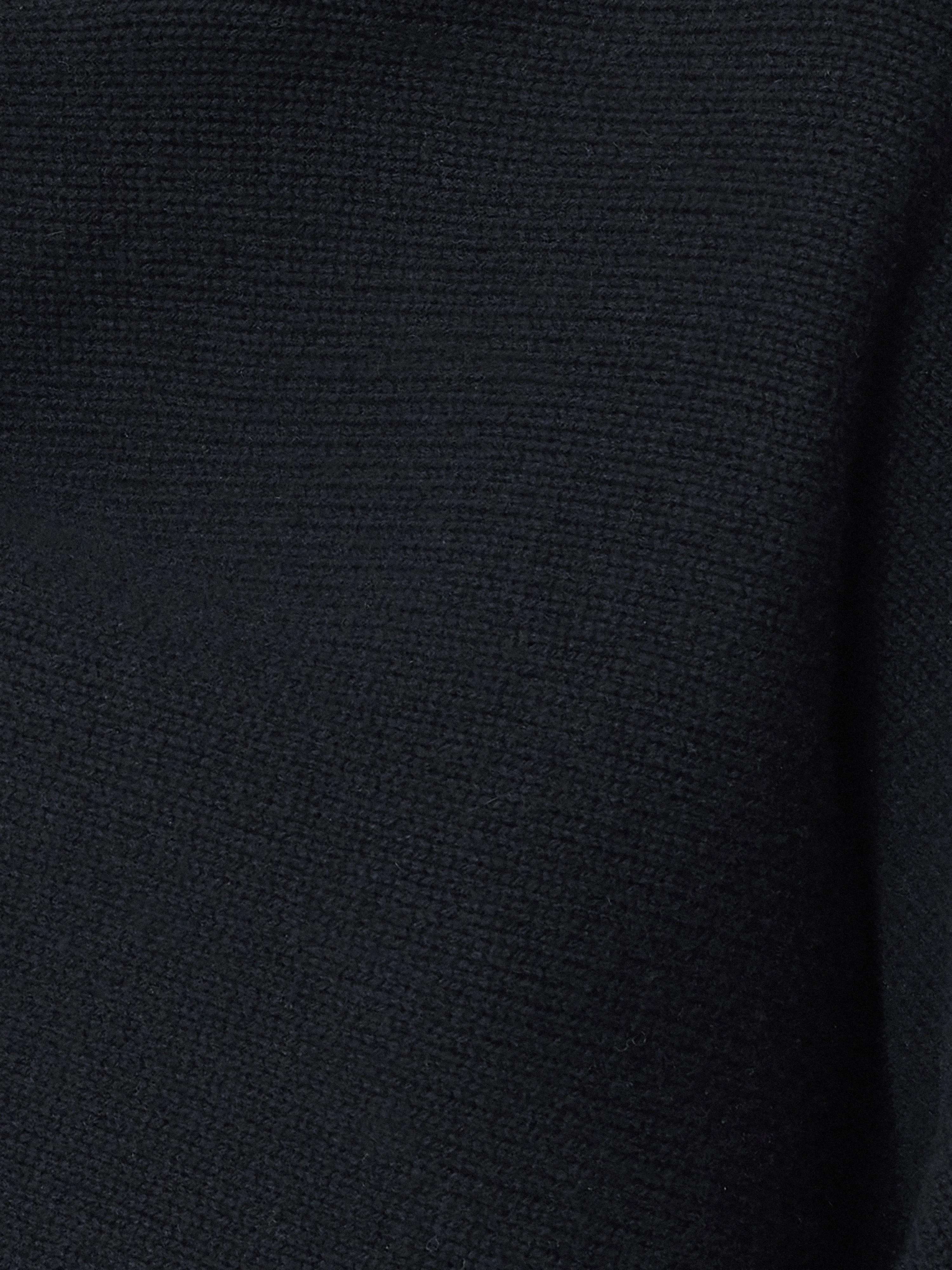 Merino Poncho Jumper | Navy