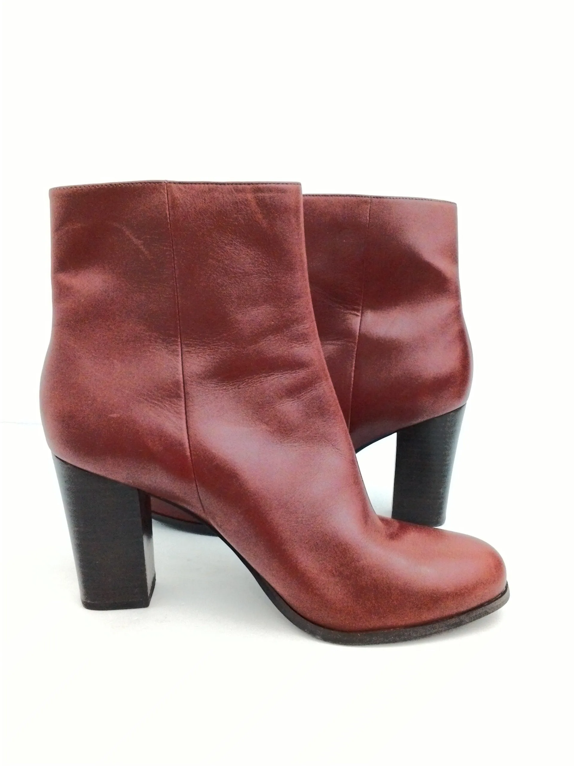 Michael Kors Women's Burnt Red Booties Size 9.5 M