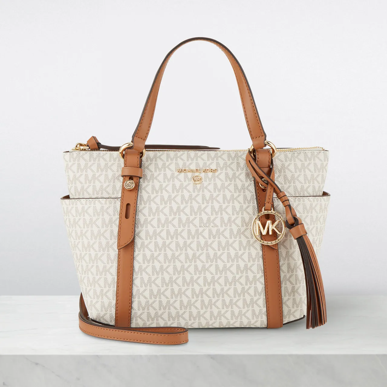 MICHAEL MICHAEL KORS Sullivan Small Tote Bag - Vanilla Acorn