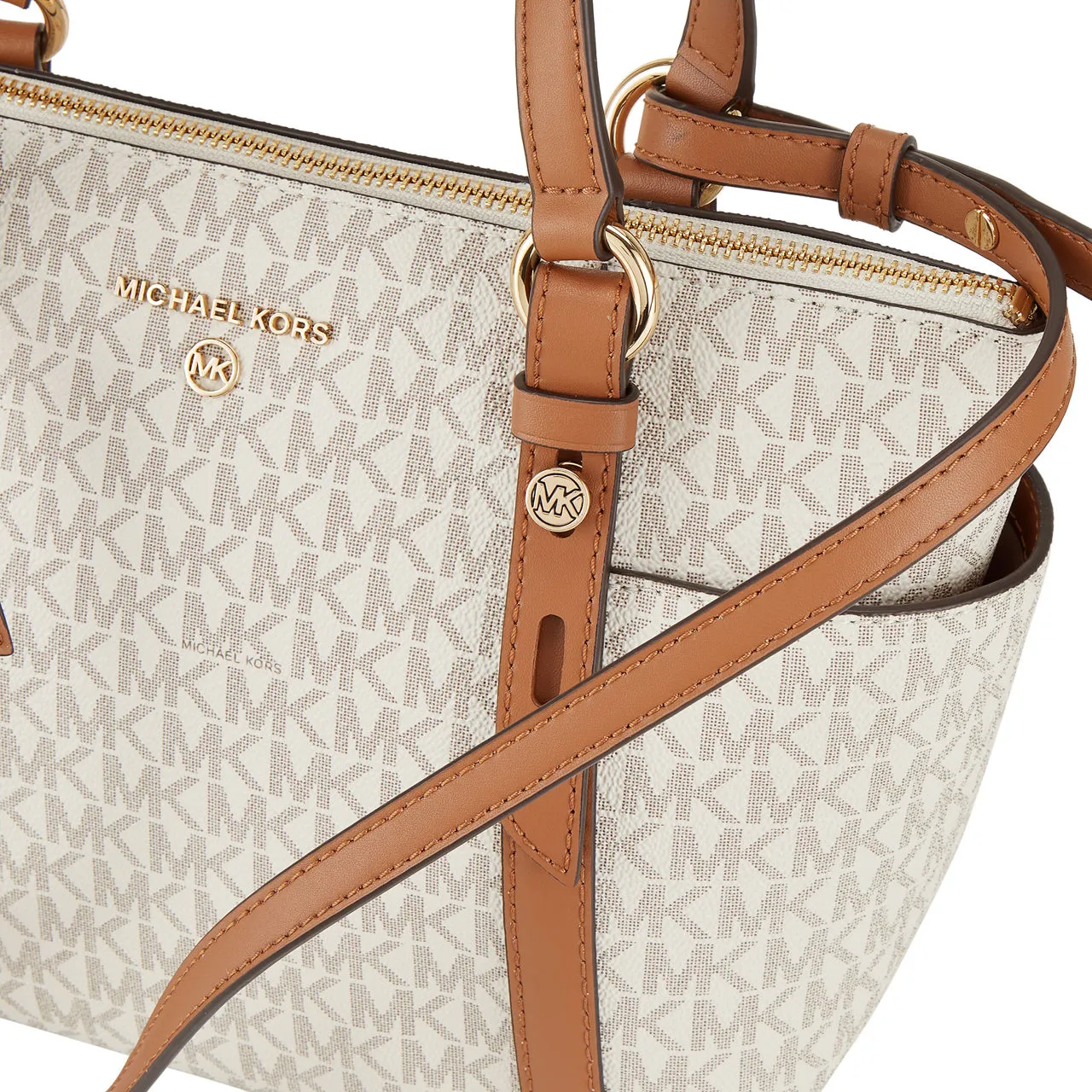 MICHAEL MICHAEL KORS Sullivan Small Tote Bag - Vanilla Acorn