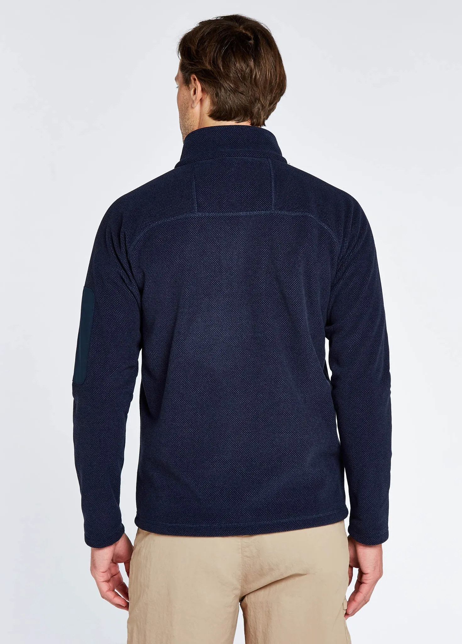 Monaco Mens Quarter-zip Fleece - Navy