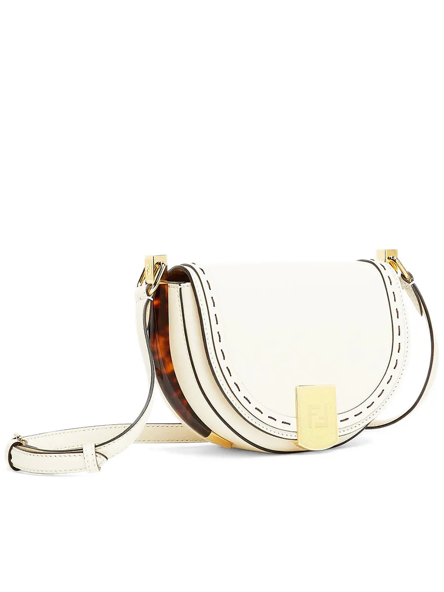 Moonlight Satchel in White Leather