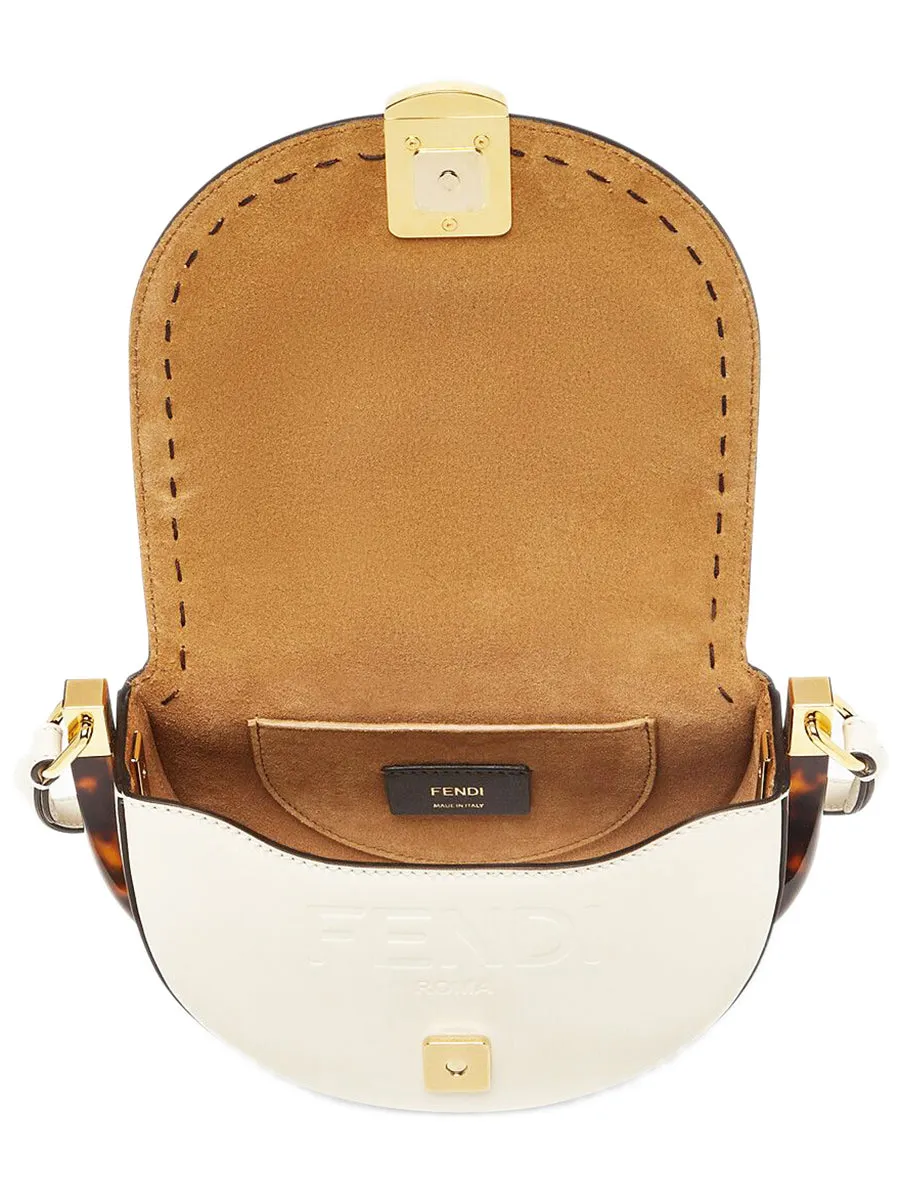 Moonlight Satchel in White Leather