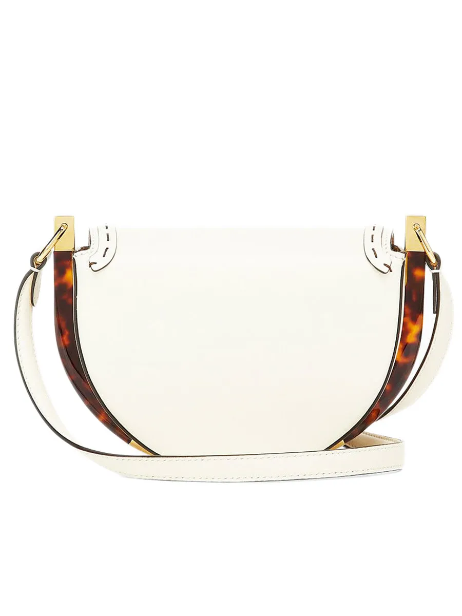 Moonlight Satchel in White Leather