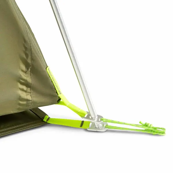 Nemo Aurora 2P: 2 Person Hiking / Backpacking Tent with Footprint (Nova Green Colour)