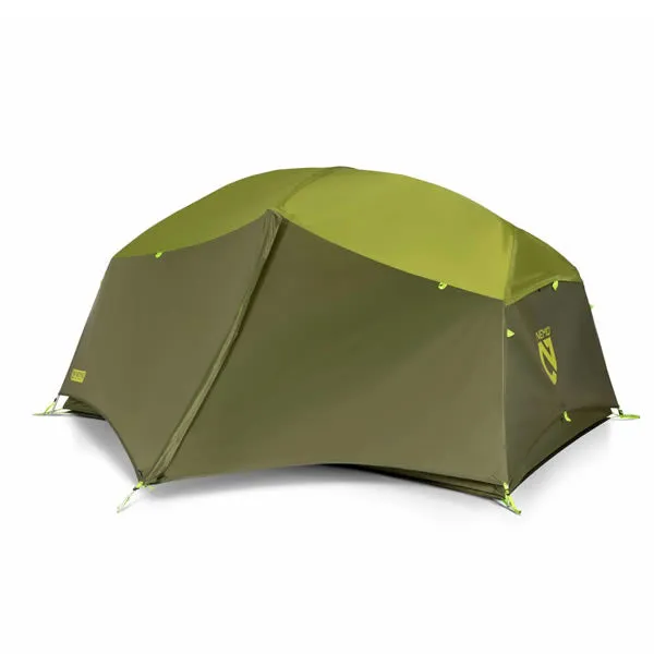 Nemo Aurora 2P: 2 Person Hiking / Backpacking Tent with Footprint (Nova Green Colour)