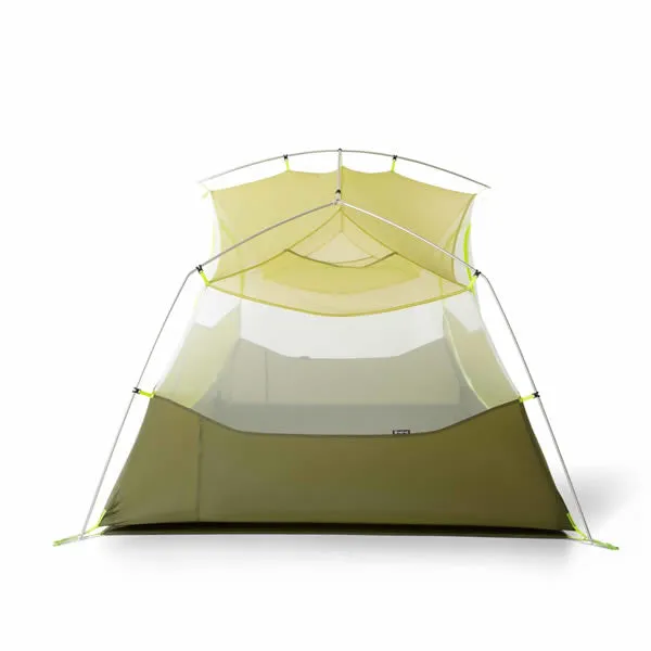 Nemo Aurora 2P: 2 Person Hiking / Backpacking Tent with Footprint (Nova Green Colour)