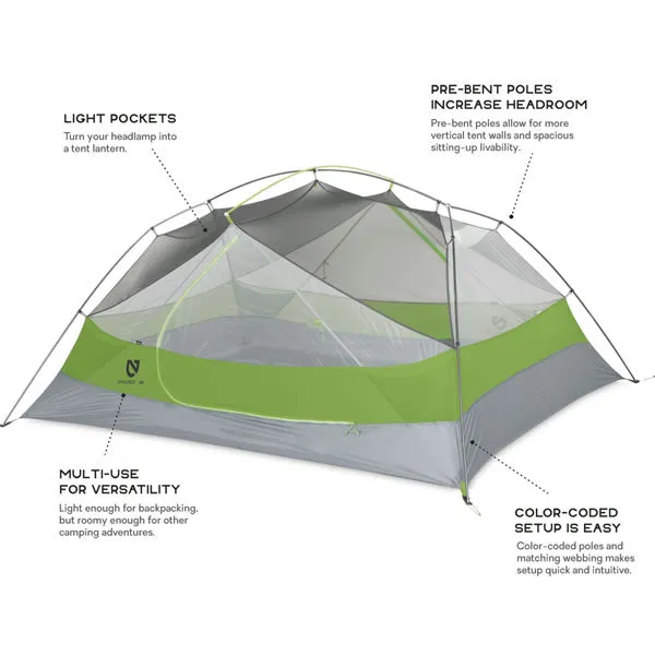 Nemo Dagger 3P: 3 Person Ultralight Backpacking / Hiking Tent