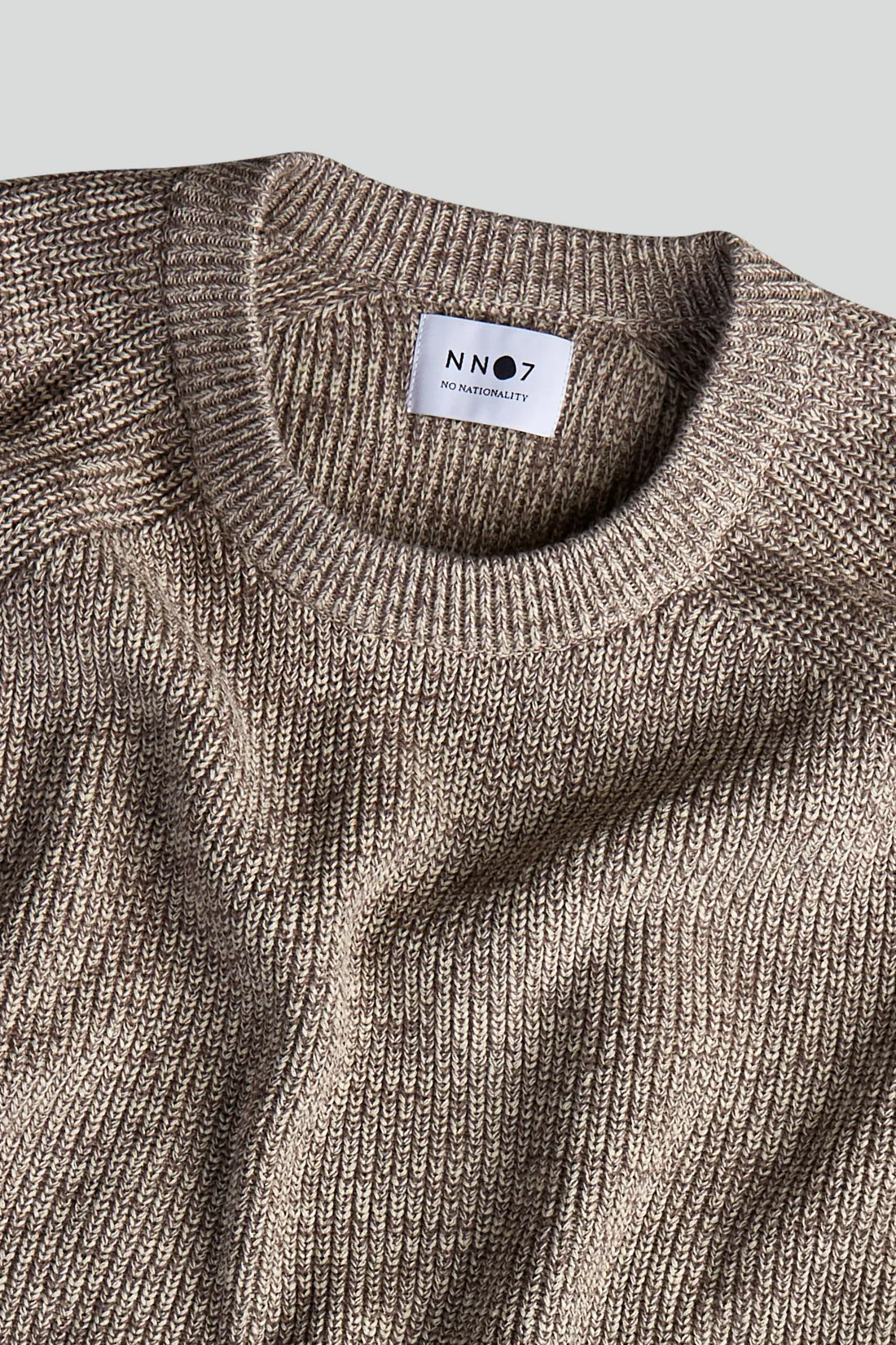 NN07 Jacobo Pullover Iron Melange