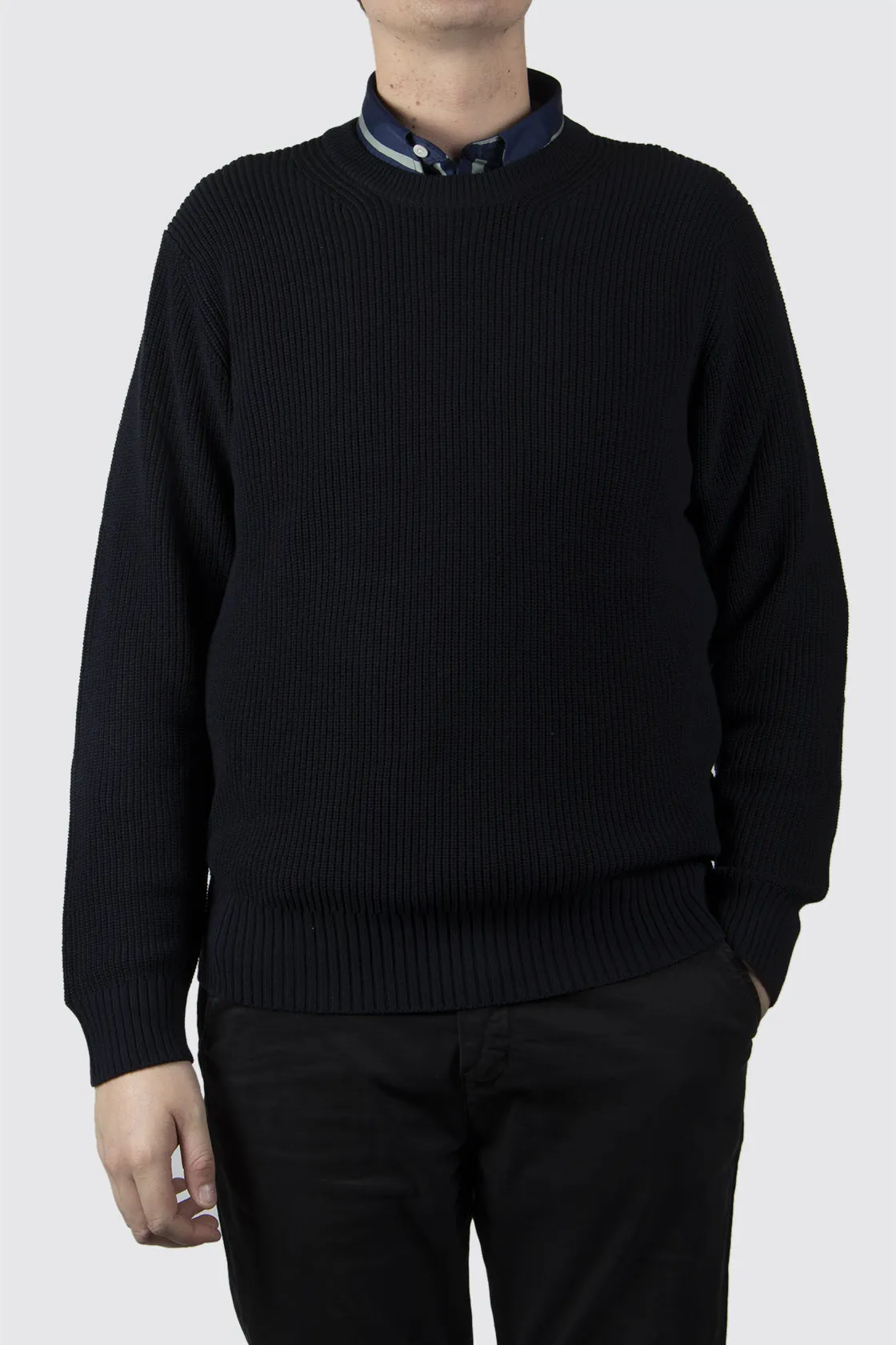 NN07 Knut Crew Neck Pullover Navy