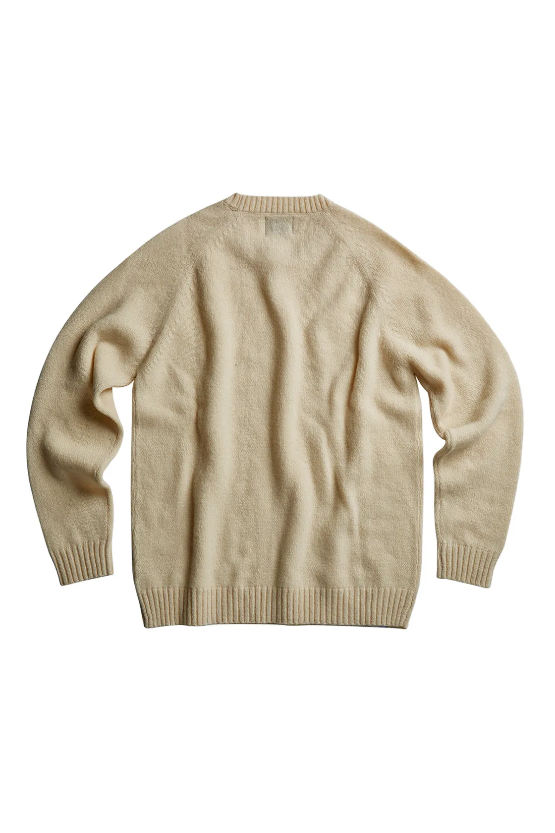 NN07 Nathan Wool Crew Neck Pullover Ecru