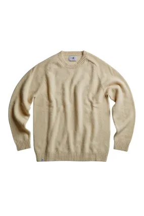 NN07 Nathan Wool Crew Neck Pullover Ecru