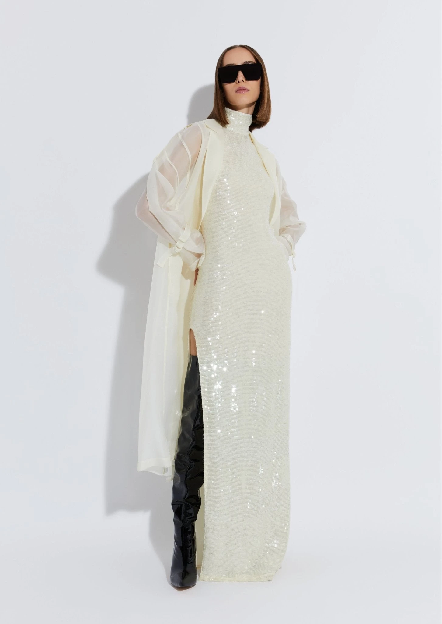 --Organza Trench-