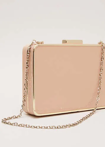 Patent Box Clutch by Phase Eight | Look Again