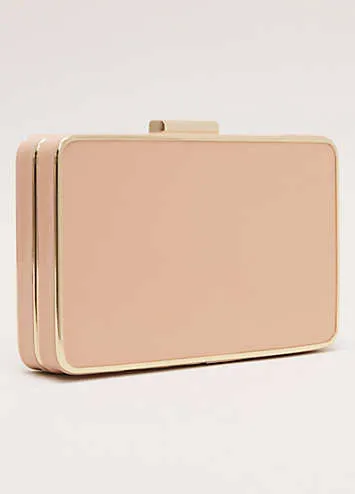 Patent Box Clutch by Phase Eight | Look Again