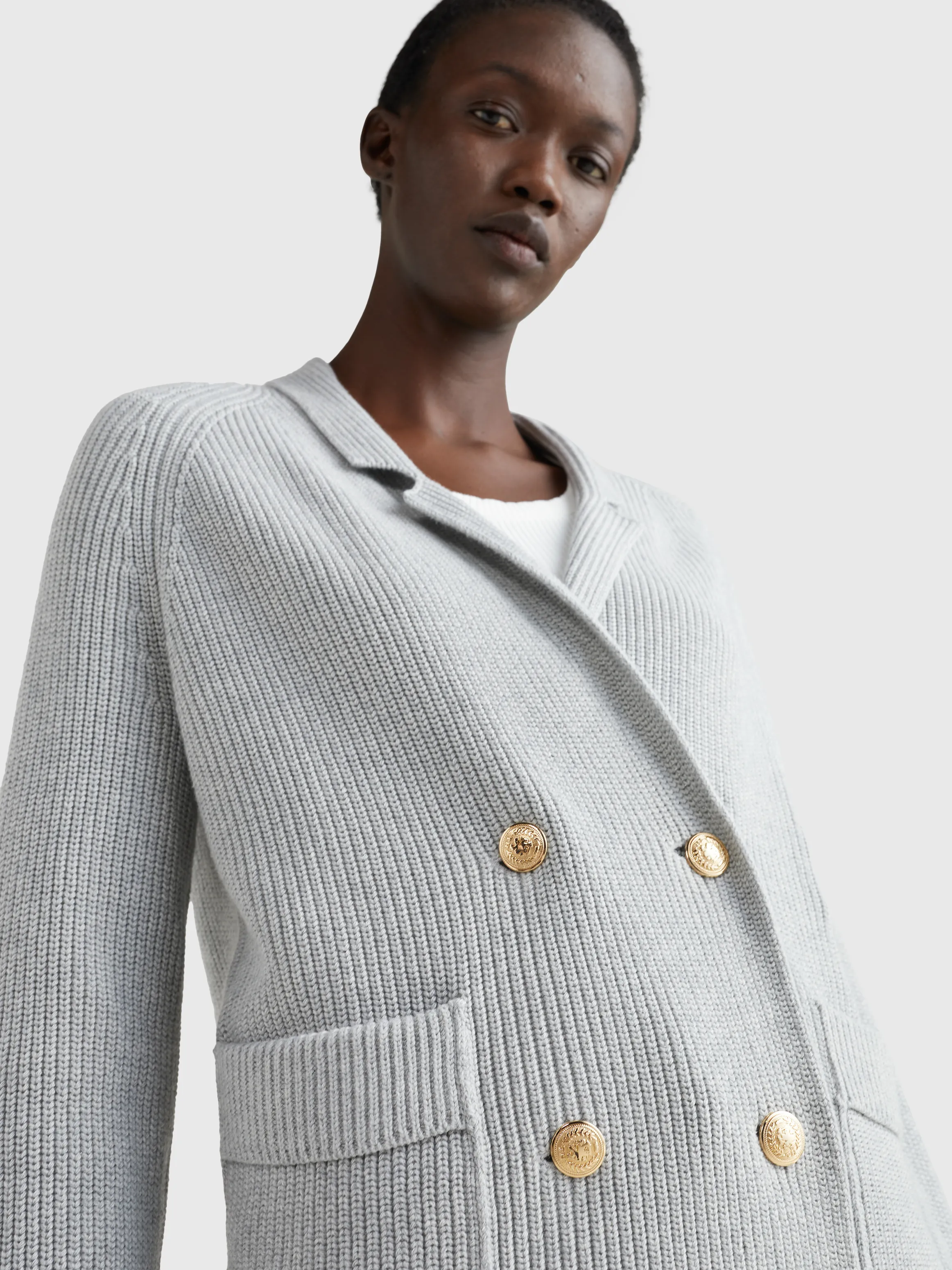 Peacoat Knitted Cardigan | Knitwear | Tommy Hilfiger