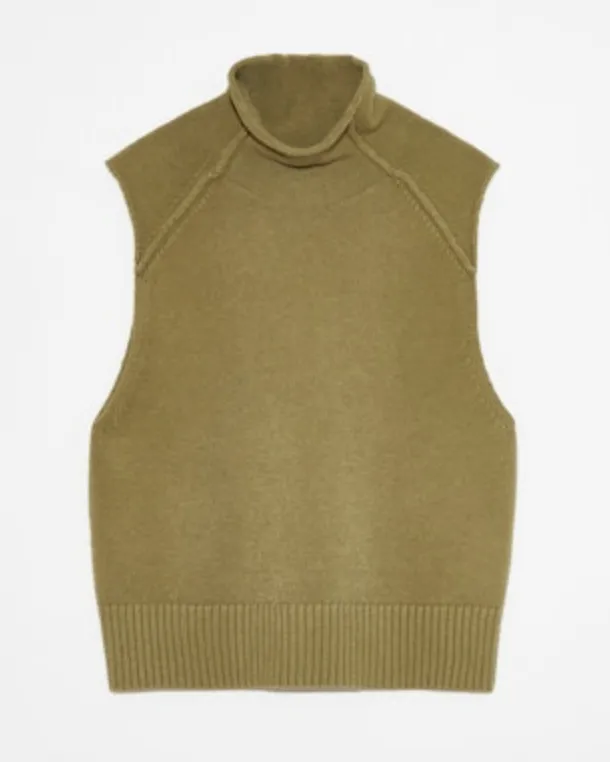 PENSTEMON KNIT TURTLENECK VEST