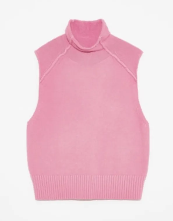 PENSTEMON KNIT TURTLENECK VEST