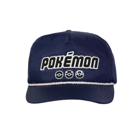 Poké Balls Navy Grandpa Rope Hat