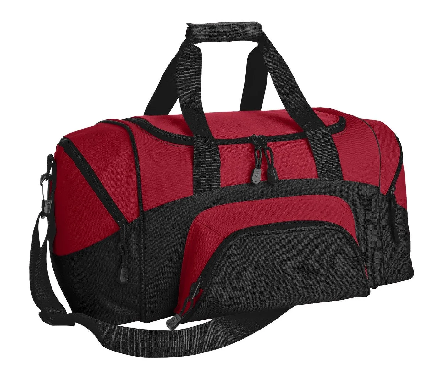 Port Authority - Small Colorblock Sport Duffel BG990S True Red/Black