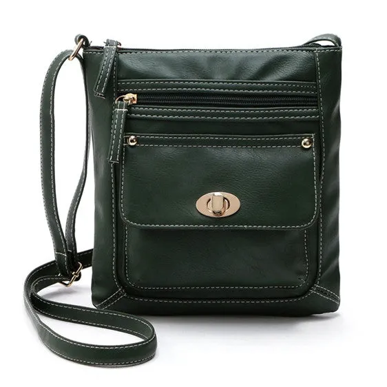 PU Leather Bags For Women Famous Women Messenger bags Retro Women Shoulder Bags Women's Handbags