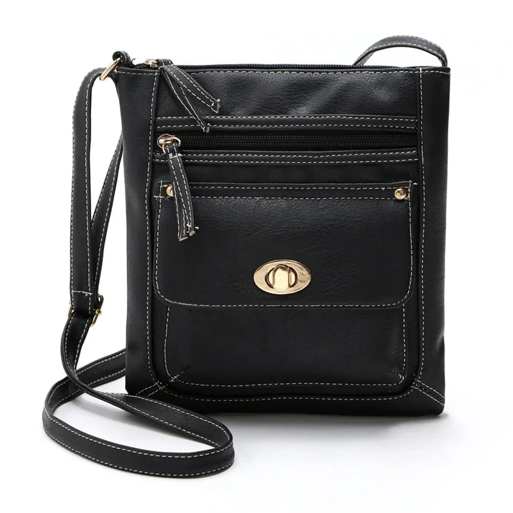 PU Leather Bags For Women Famous Women Messenger bags Retro Women Shoulder Bags Women's Handbags