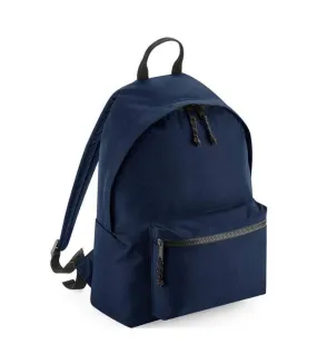 Recycled backpack one size navy Bagbase