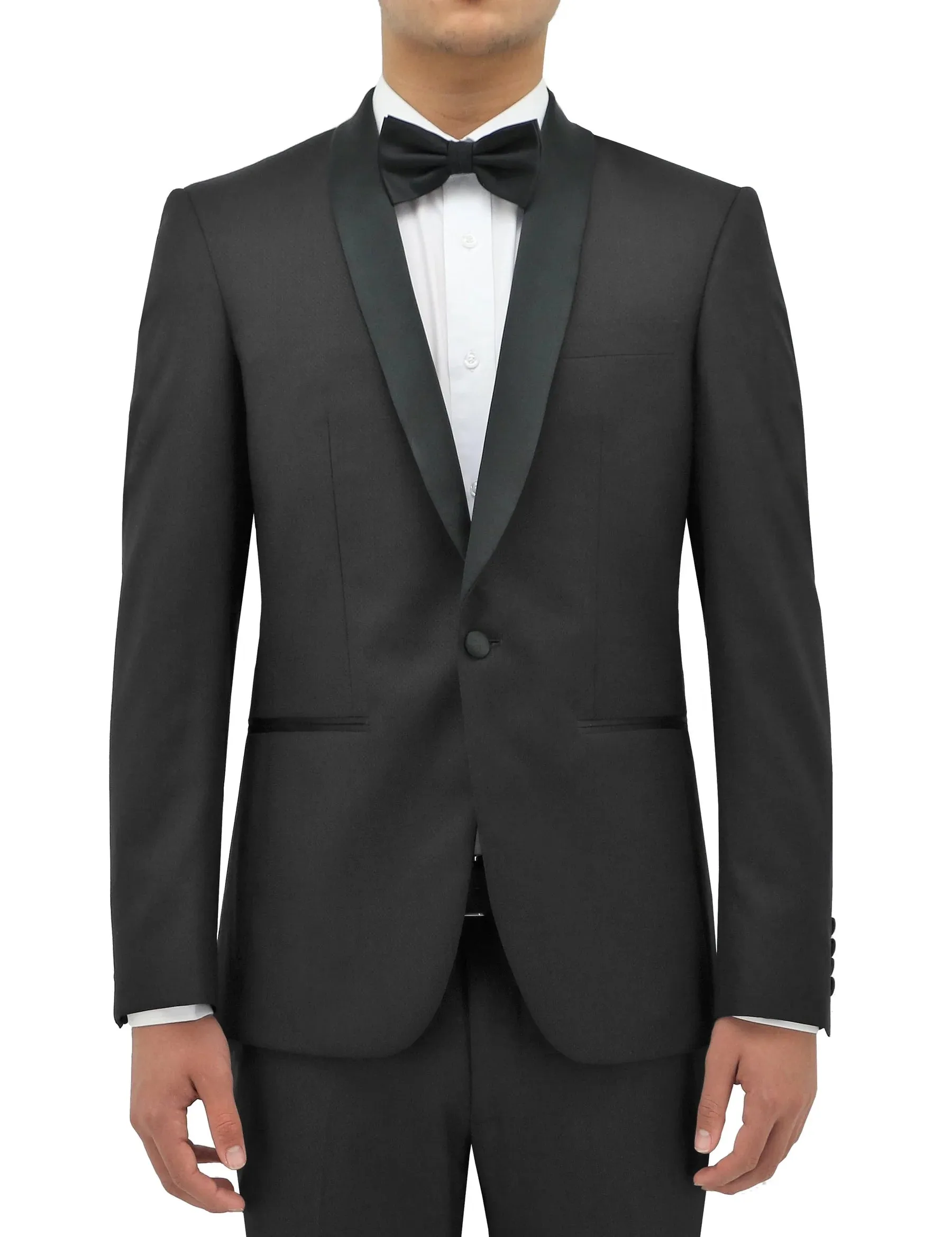 Routleys Shawl Collar Black Dinner Suit