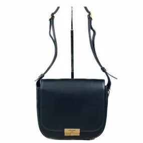 Saint Laurent Betty Satchel Shoulder Bag - Black Leather