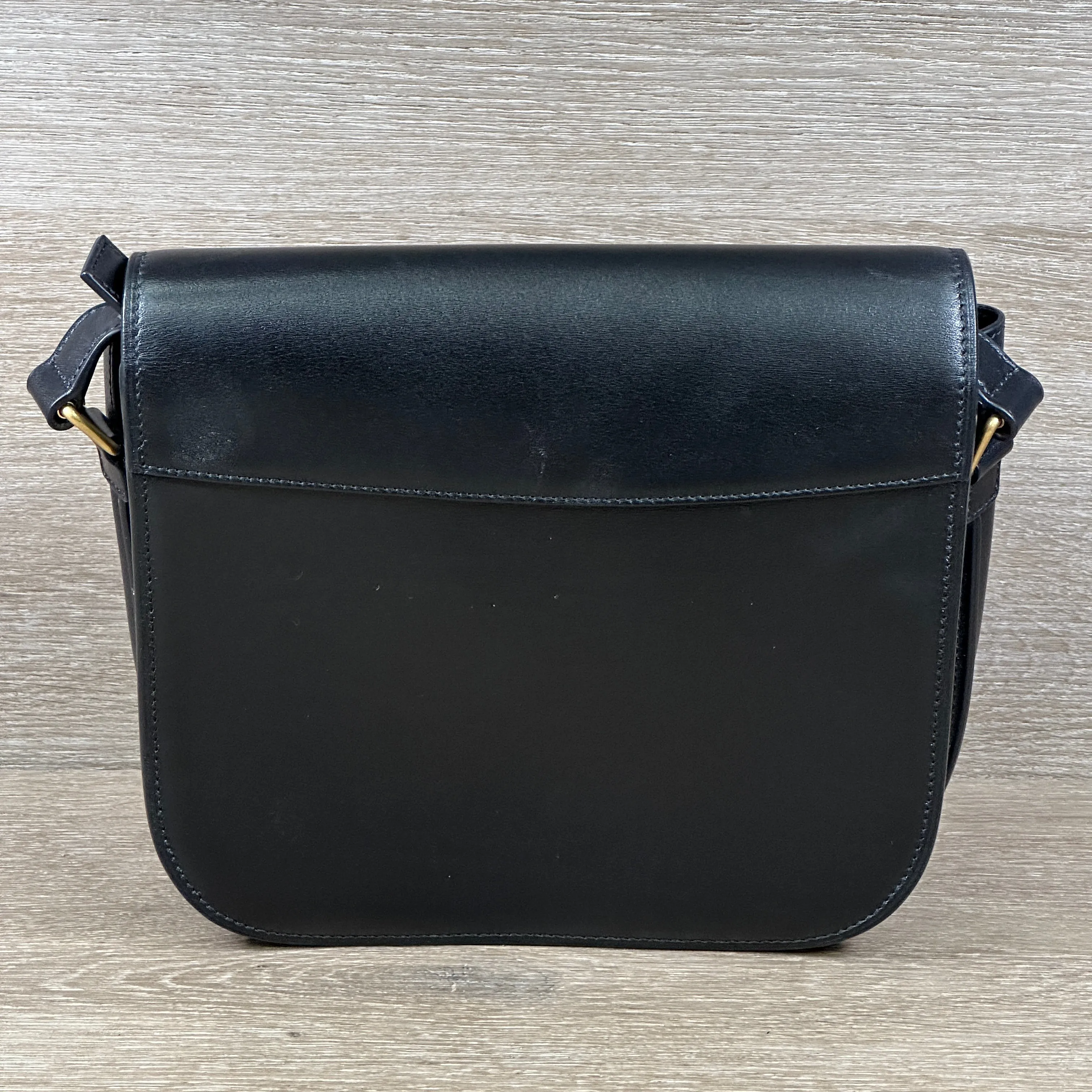 Saint Laurent Betty Satchel Shoulder Bag - Black Leather