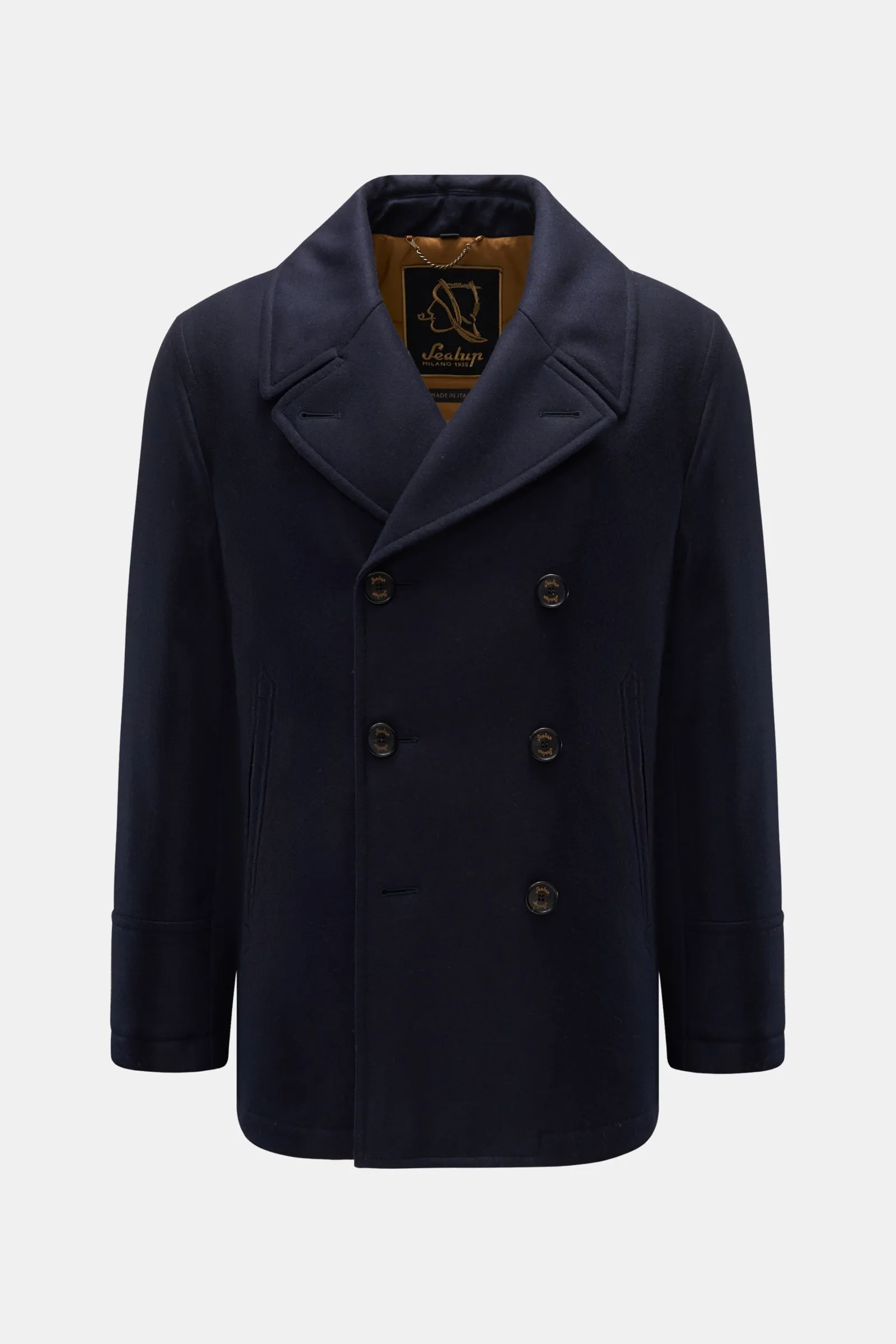 SEALUP pea coat 'Amalfi Graphene Peacoat' navy