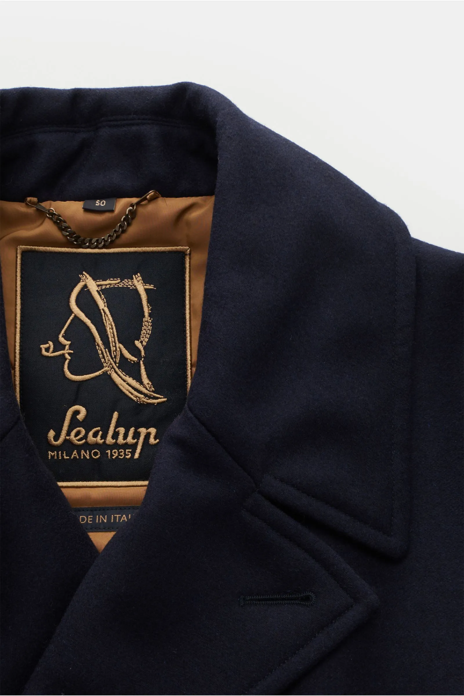 SEALUP pea coat 'Amalfi Graphene Peacoat' navy