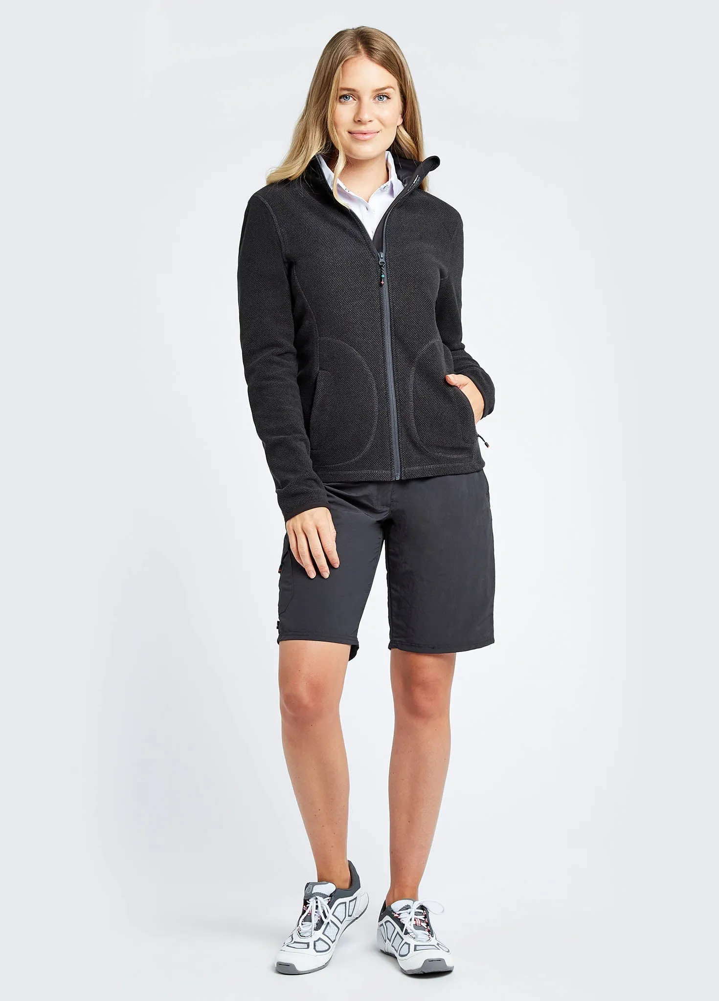 Sicily Women's Full-zip fleece - Graphite