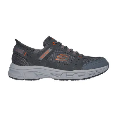 Skechers Mens Oak Canyon Consistent Winner Hands Free Slip-Ins Slip-On Walking Shoes Extra Wide Width