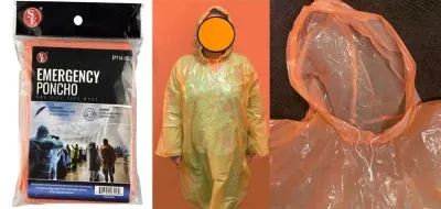 SONA EMERGENCY PONCHO ORANGE