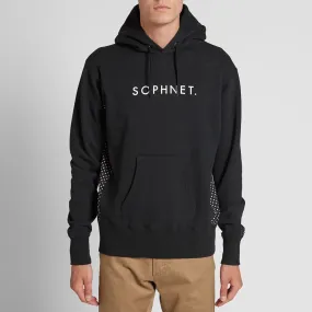 SOPHNET. Star Panel Pullover ParkaBlack