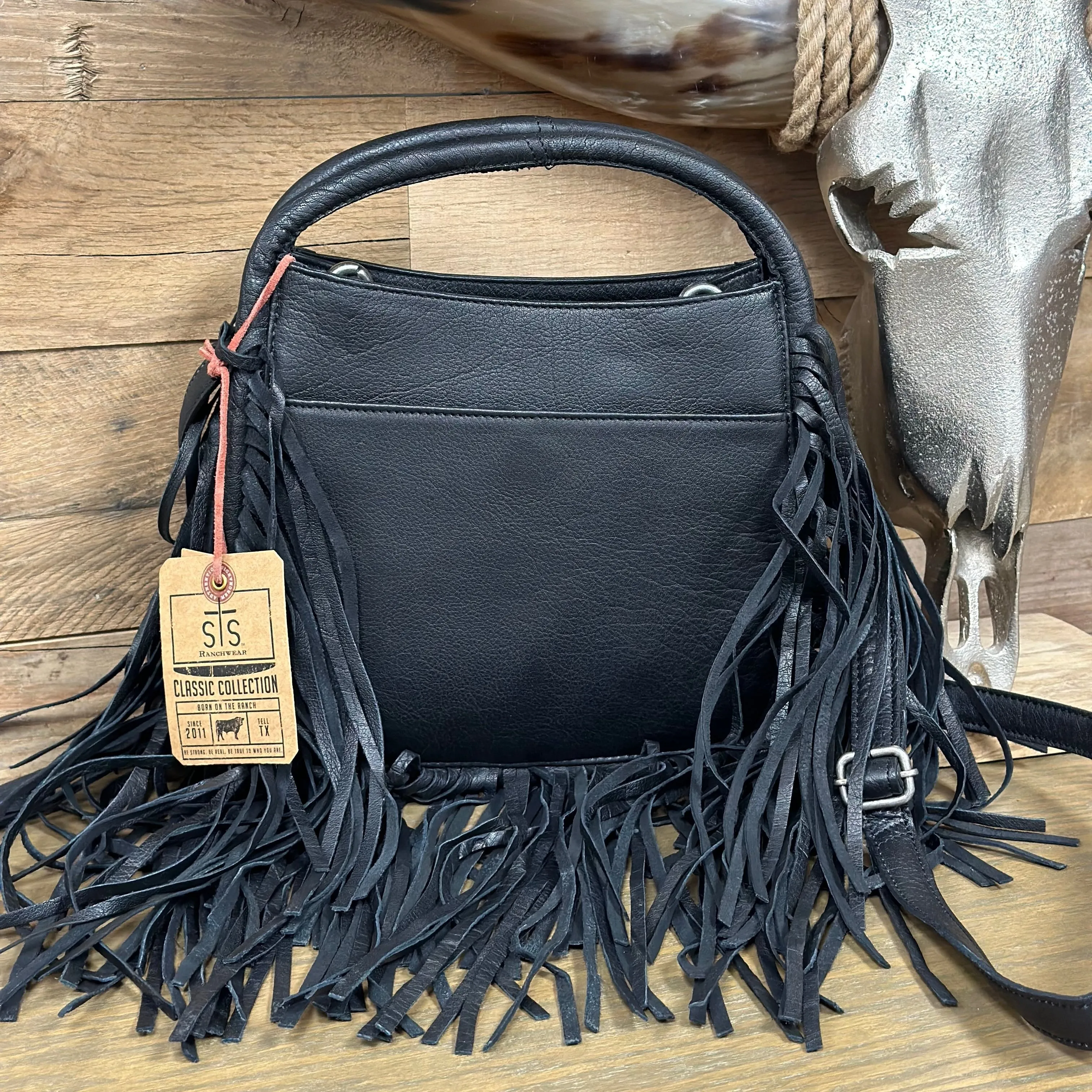 STS Ranchwear Indie Black Sugar Satchel