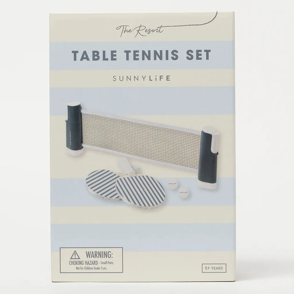 Sunnylife Table Tennis Set The Resort Coastal Blue