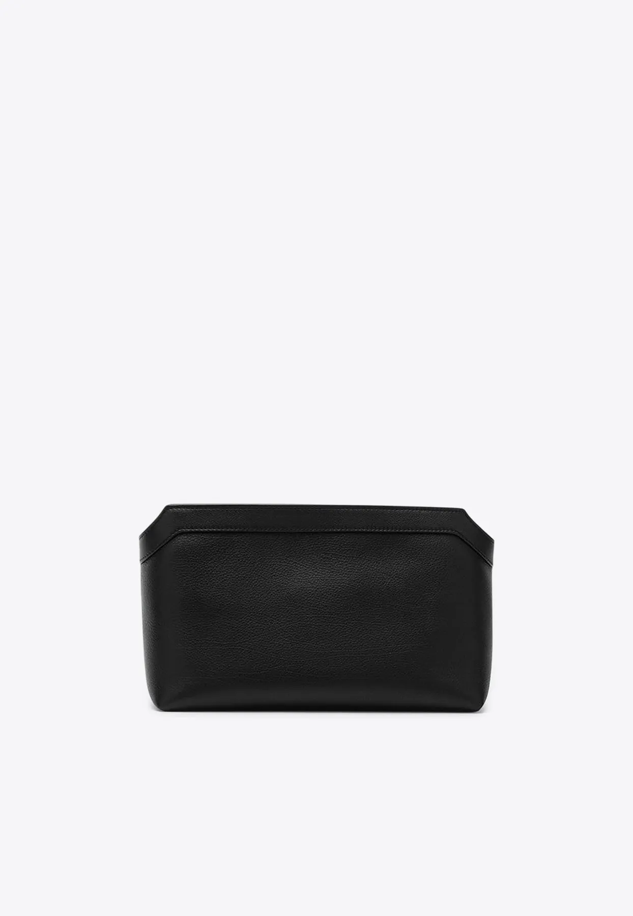 Terrasse Grained Leather Clutch Bag