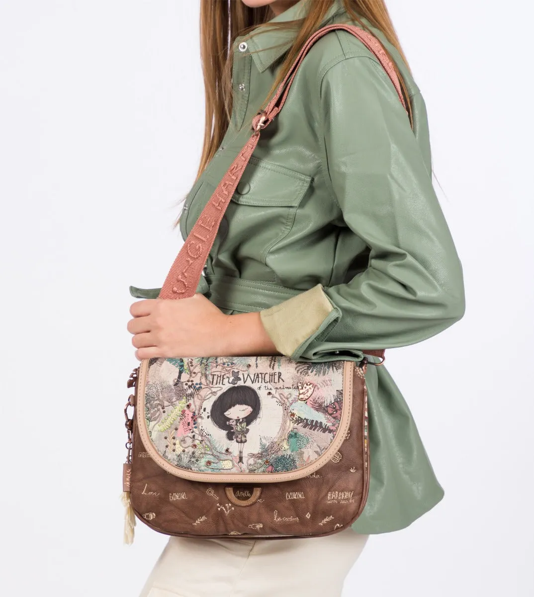 The Nature Watcher crossbody bag with 2 compartments