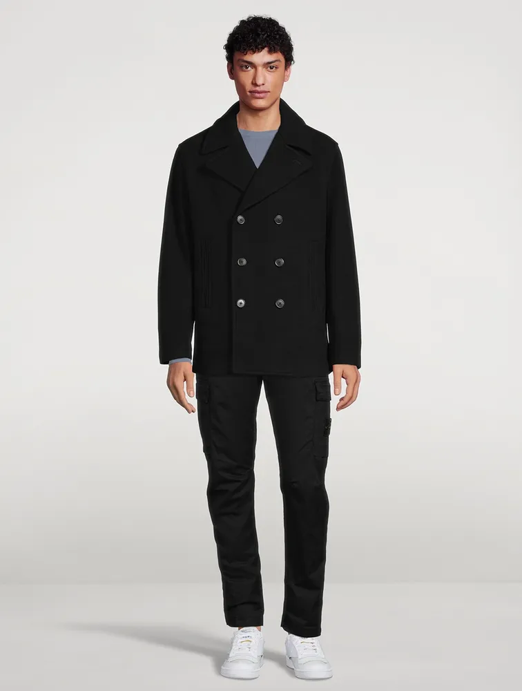 THEORY Wool-Blend Peacoat