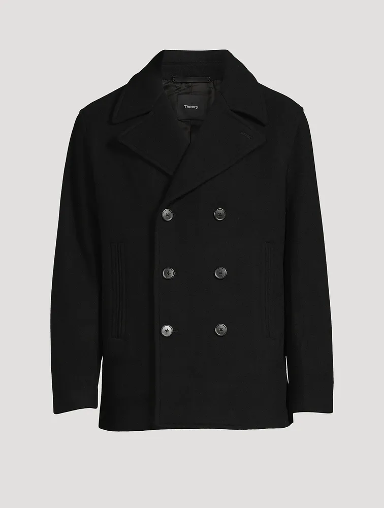 THEORY Wool-Blend Peacoat