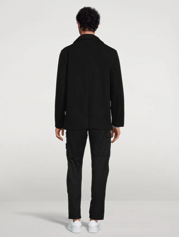 THEORY Wool-Blend Peacoat