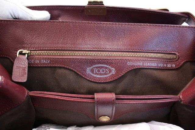 TOD'S Leather Satchel Bag