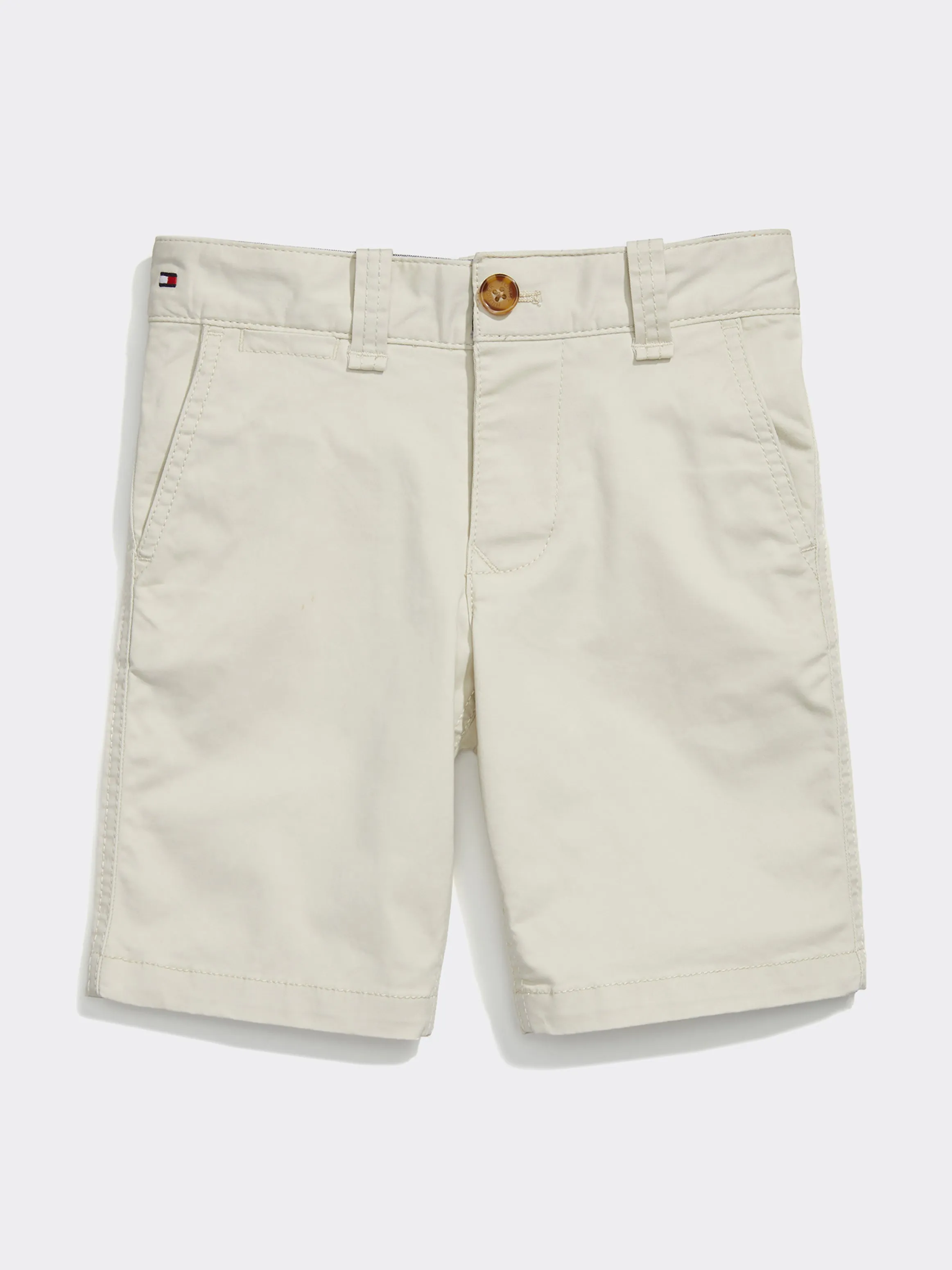 Tommy Flat Front Shorts (Boys) - Khaki