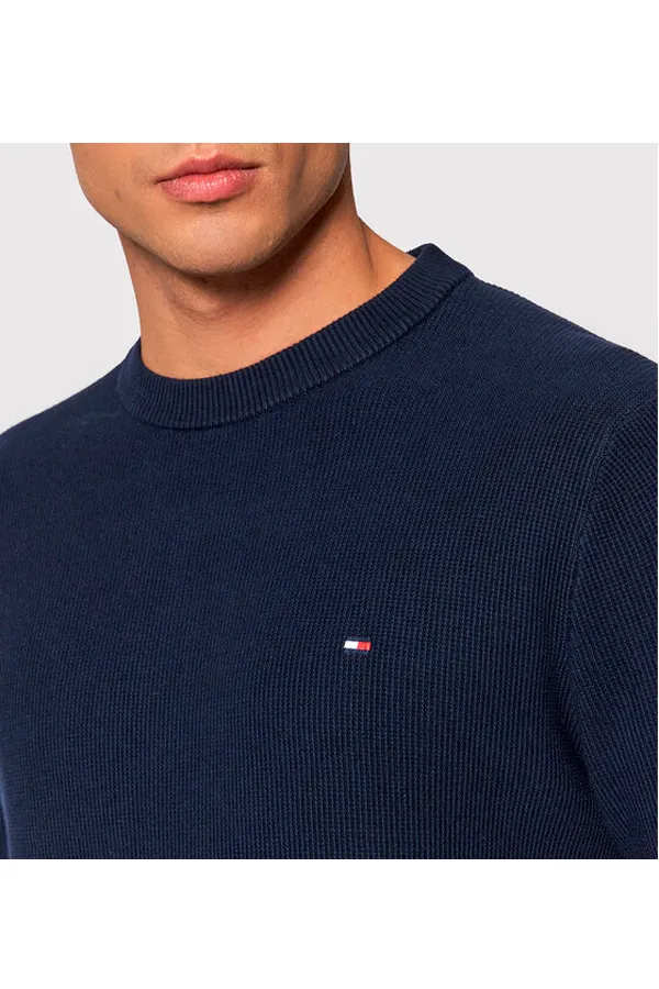 Tommy Hilfiger Cotton Knit Pullover Navy