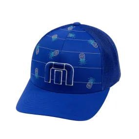 Travis Mathew Big Bend Mesh Snapack Hat - Blue